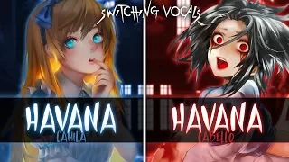 ◤Nightcore◢ ↬ Havana [Switching Vocals] by Halocene