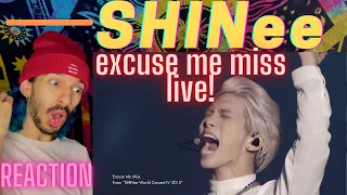 SHINee - Excuse Me Miss LIVE | **MY FIRST SHINee PERFORMANCE!!! | REACTION