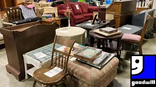 GOODWILL SHOP WITH ME FURNITURE SOFAS ARMCHAIRS TABLES KITCHENWARE SHOPPING STORE WALK THROUGH
