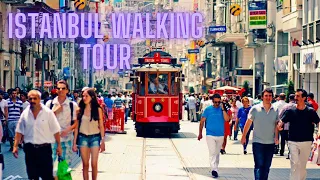 Istanbul Walking Tour 4K 2023 - Taksim Istanbul 2023 - Walking The Streets Of Istanbul