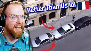 American Reacts to Amazing Parking Skills in France..