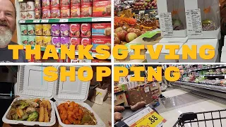 SHOPPING FOR THANKSGIVING  A HAUL & TAKEOUT