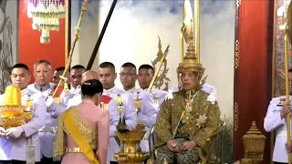 พระราชพิธีบรมราชาภิเษก | สรงพระมุรธาภิเษก ทรงรับน้ำอภิเษก ทรงรับเครื่องราชกกุธภัณฑ์