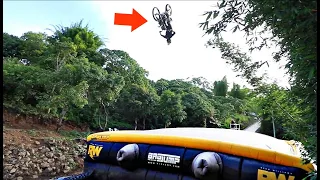 1ST EVER FMX JUMP AT RWILLYLAND! *Goes Wrong*