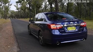 2015 Subaru Liberty 3.6R 0-100km/h & engine sound