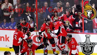 Every Ottawa Senators Goal during the 2017 Stanley Cup Playoffs