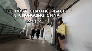 The most chaotic place in Chongqing, China,Truthfully documenting the lives of the lower class,4KHDR