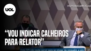 CPI da Covid: Omar Aziz confirma Renan Calheiros como relator da comissão