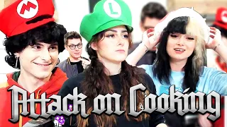 Mario PARTY bake-off w/ @Birlap & MerokoTheBunny | Attack on Cooking!