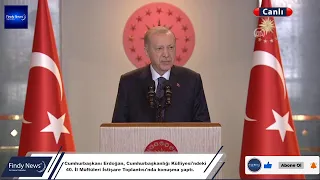 #Canlı - Cumhurbaşkanı Erdoğan Cumhurbaşkanlığı Külliyesi'ndeki 40. İl Müftüleri İstişare Toplantısı