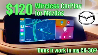 WIRELESS CarPlay for CX-30! (Honest thoughts & review)