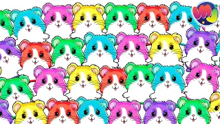 🐹 MAMÁ HAMSTER EMBARAZADA tiene MÁS de 500 BEBÉS de COLORES  🐹 🐹 🐹 🍼 🎀