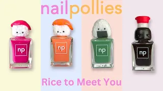 Nailpollies Rice to Meet You Collection - Janixa - Nail Lacquer Therapy