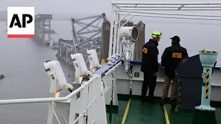 NTSB releases footage of Dali ship collision with Baltimore bridge