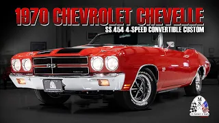 1970 Chevrolet Chevelle SS 454 4-Speed Convertible Custom