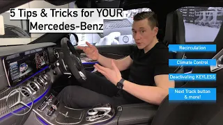 5 Tips & Tricks for YOUR Mercedes Benz