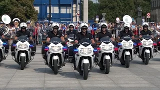 Polska Policja - Pokaz Motocyklowej Asysty Honorowej