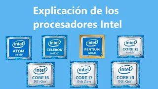 Explicación de los procesadores intel | Como identificarlos y cuales son sus diferencias | TeamAXXEL