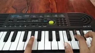 Blah Blah Blah remix song tutorial in keyboard(casio sa 47)