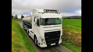 Collecting milk in Ireland.