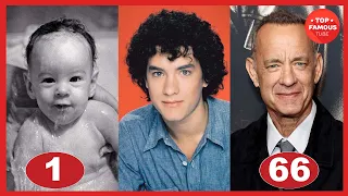 Tom Hanks Transformation ⭐ From 1 To 66 Years Old