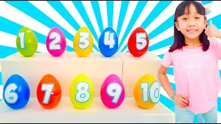 LEARN NUMBERS FROM 1-10 WITH RACHEL AND KAYCEE | RACHEL WONDERLAND