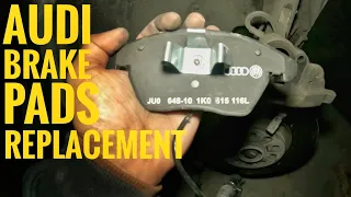 AUDI BRAKE PADS REPLACEMENT | CHANGE | HOW TO | Q3 | Q5 | A4 | A6 | A3