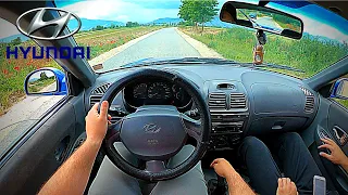 Hyundai Accent 1.5i (2002) - POV Drive