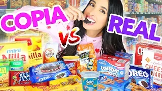 TASTING ORIGINAL VS IMITATION COOKIES AND CRACKERS - WHICH ONE IS BETTER? | Mariale