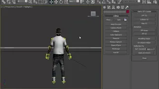 3ds max skin çevirme,texture atma, karelik düzeltme