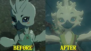 Tulin Before & After - The Legend Of Zelda Tears Of The Kingdom Vs Hyrule Warrios Age of Calamity