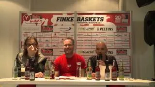 Pressekonferenz finke Baskets vs Jena 23 03 2014