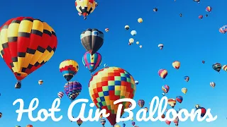Relaxing Music For Stress Relief - Hot Air Balloons - 3 HOURS of Calming Meditation Study Sleep