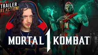 ERMAC & MAVADO GAMEPLAY TRAILER REACTION! - MORTAL KOMBAT 1