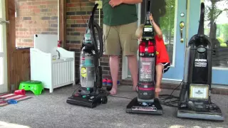 Vacuum Challenge - Hoover vs Bissell vs Eureka - Char's World