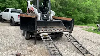 DIY dump trailer stabilizer build.