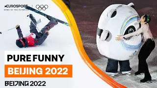 'That was hilarious!' | Pure Olympics Funny Moments | Winter Olympics 2022