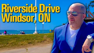 Riverside Drive 2023 Walking Tour! | Windsor, Ontario