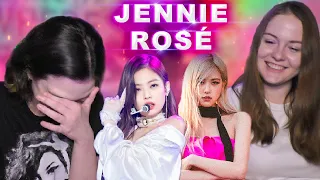 РЕАКЦИЯ НА КЛИПЫ JENNIE "SOLO" и ROSÉ "ON THE GROUND" (BLACKPINK)