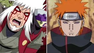 Jiraiya VS Pain|Naruto Shippuden Doblaje de España Oficial