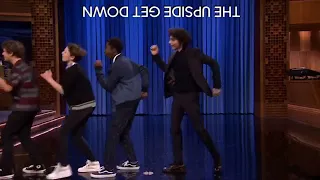 Stranger Things cast dancing with Jimmy Fallon