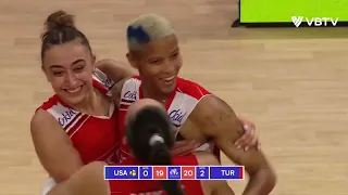 USA vs Turkiye - Semifinals | Women's VNL 2023