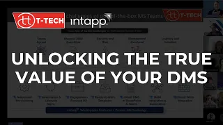 T-Tech & Intapp Roundtable Webinar: Unlocking the true value of your DMS