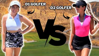 6 Hole MATCH Against D1 Player| Sabrina Andolpho