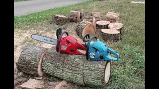 62cc Kínai láncfűrész Hecht 962 vs Güde Ks500b (62cc Chinese chainsaws)