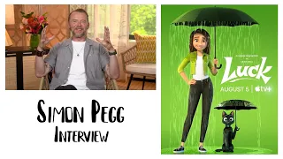 Simon Pegg interview - about "Luck" and being lucky where he is