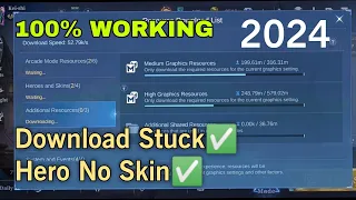 HOW TO FIX DOWNLOAD STUCK RESOURCE MOBILE LEGENDS 2024