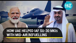 UAE aids Indian Air Force Sukhoi Su-30 MKIs' journey to Egypt with mid-air refuelling