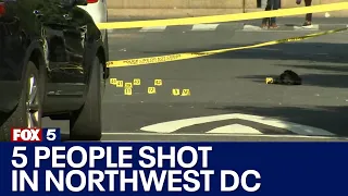 5 people shot, 2 dead in Northwest DC, officials say; police release photo of suspect vehicle | FOX