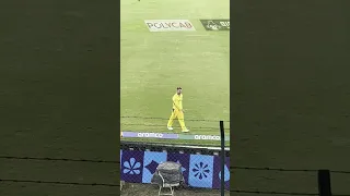 David Warner keeps fans entertained during PAKvsAUS CWC23 warm up match